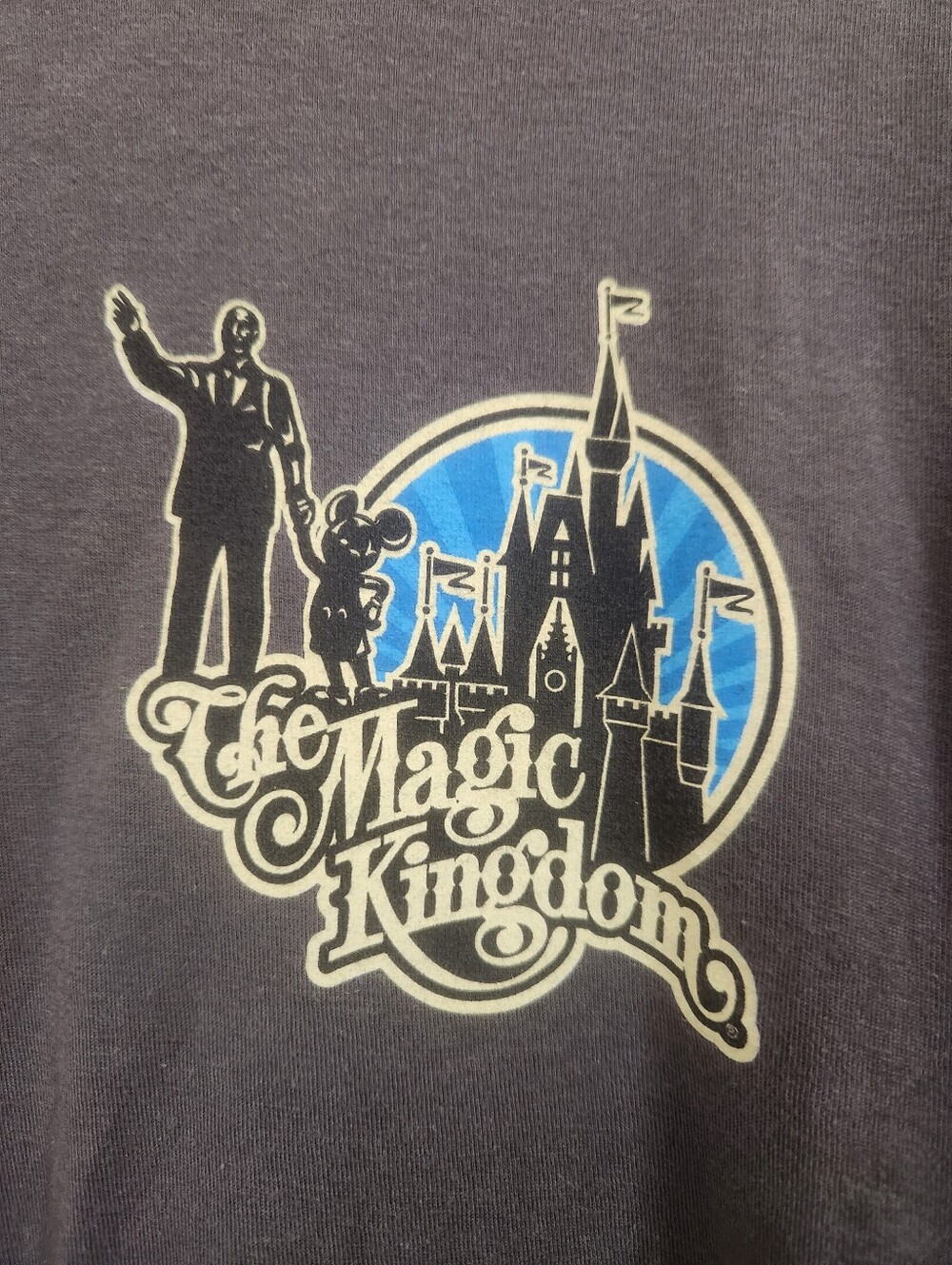 Disneyland Walt Disney World Fantasyland T-shirt Size Large P2p 21.5 - Picture 4 of 9
